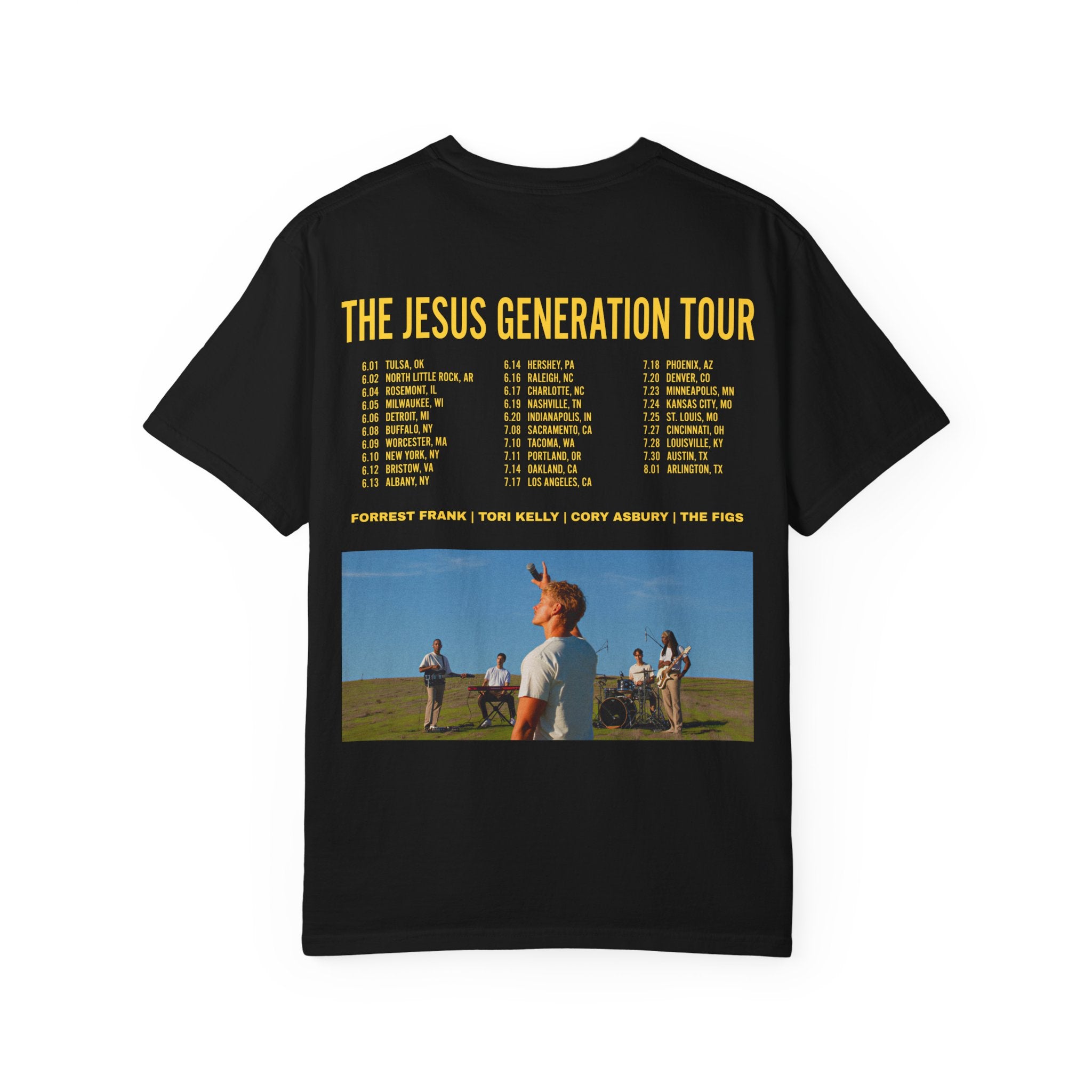 Forrest Frank "The Jesus Generation Tour" Concert T-Shirt