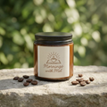 Soy Candle — 'Mornings with Mel' Amber Jar (Scented, Multi-Size)